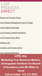 Mobile Screenshot of listprocessdirect.com