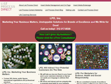 Tablet Screenshot of listprocessdirect.com